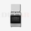 Aragaz Samus SM662AENS, 4 Arzătoare Gaz, Cuptor electric, 56L, 7 Funcții, Inox