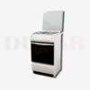 Aragaz Metalica F4 S5 plită inox, capac sticlă, Cuptor gaz, 4 arzătoare plită