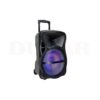 Boxă portabilă iluminată 50W USB/SD/BT/FM DUMAR