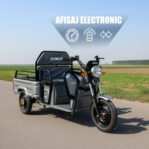 Triciclu cargo electric SAMUS RANGER 25-1.1 72V32Ah pentru transport marfă