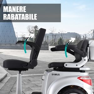 triciclu electric Samus Dallas 3R2 vedere laterală
